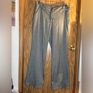 New York & Company. Women’s dress pants. Steel grey. Wide leg. Size 12.